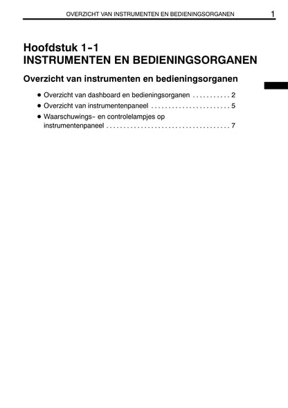 2005-2006 Toyota Yaris Gebruikershandleiding | Nederlands