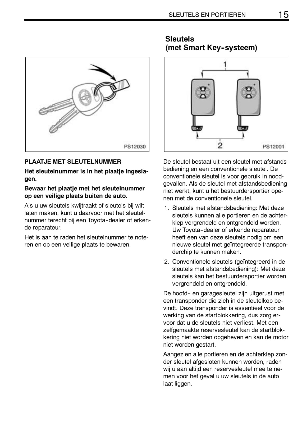 2005-2006 Toyota Yaris Gebruikershandleiding | Nederlands