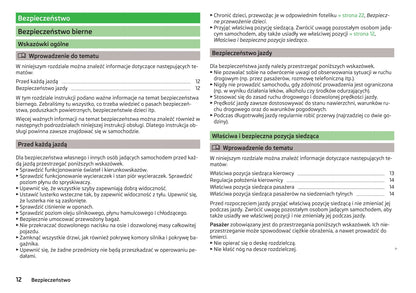 2016-2017 Skoda Citigo Owner's Manual | Polish