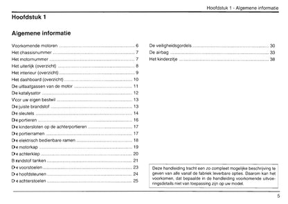 1999-2002 Daihatsu Move Gebruikershandleiding | Nederlands