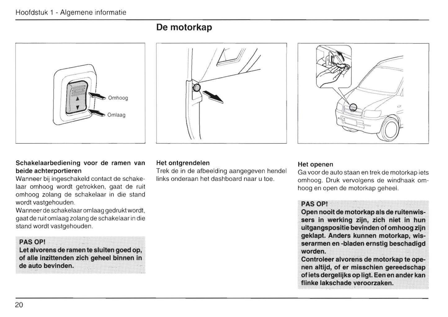 1999-2002 Daihatsu Move Gebruikershandleiding | Nederlands