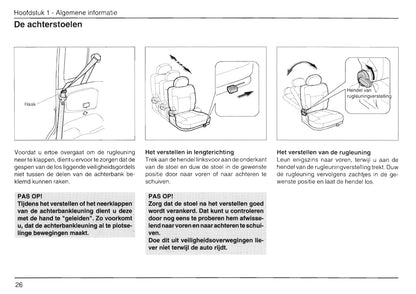 1999-2002 Daihatsu Move Gebruikershandleiding | Nederlands