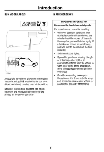 2000-2001 Land Rover Discovery 2 Gebruikershandleiding | Engels