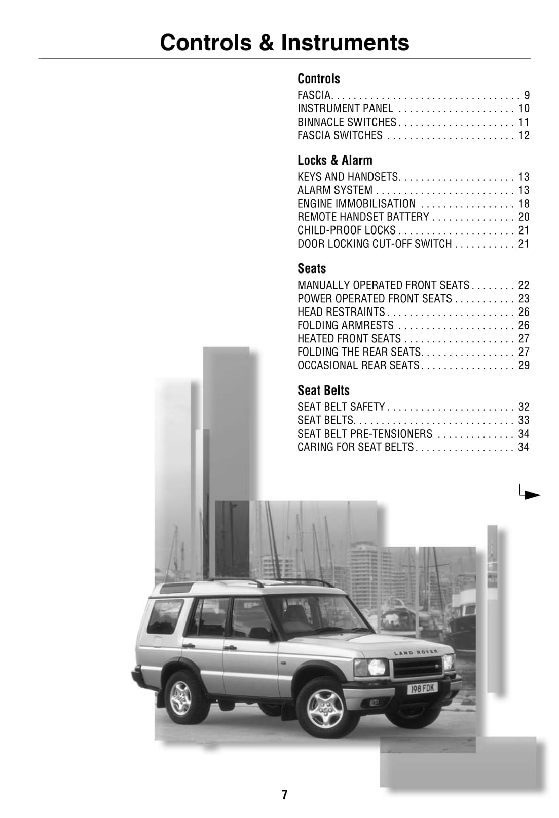 2000-2001 Land Rover Discovery 2 Gebruikershandleiding | Engels