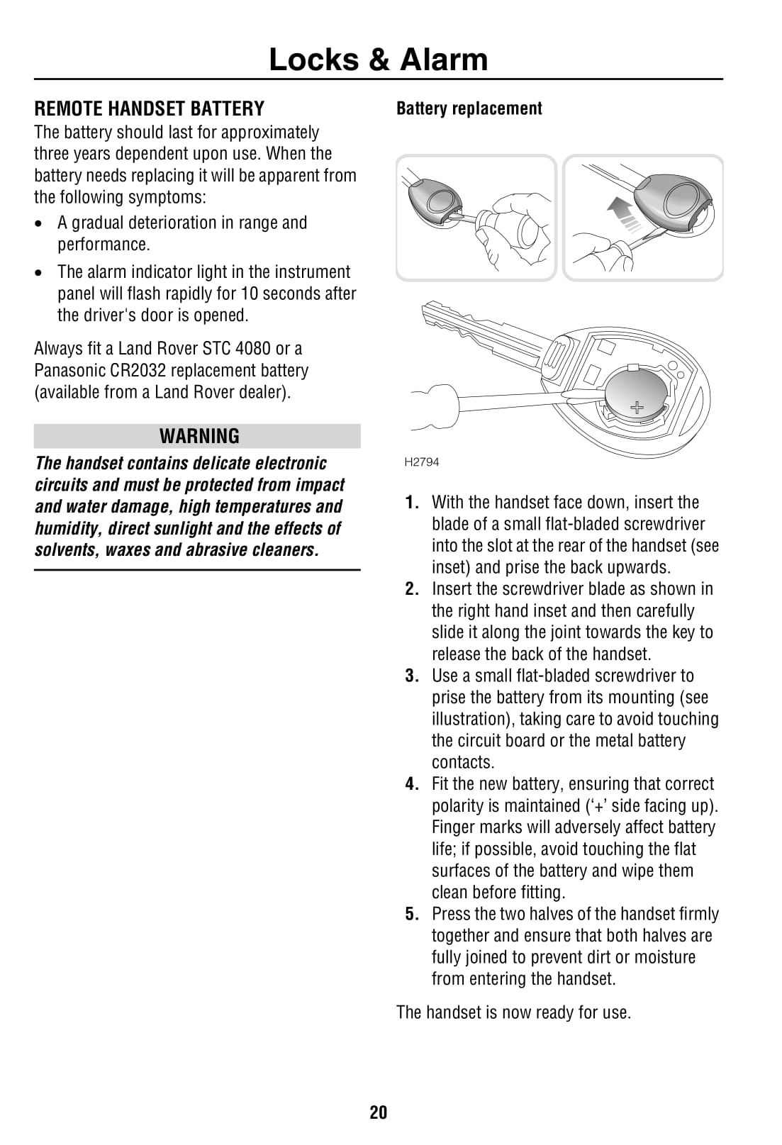 2000-2001 Land Rover Discovery 2 Gebruikershandleiding | Engels