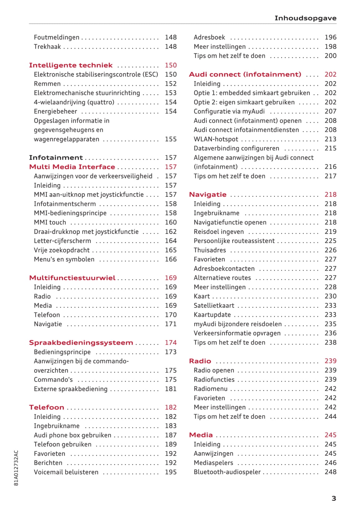 2016-2018 Audi Q2 Gebruikershandleiding | Nederlands