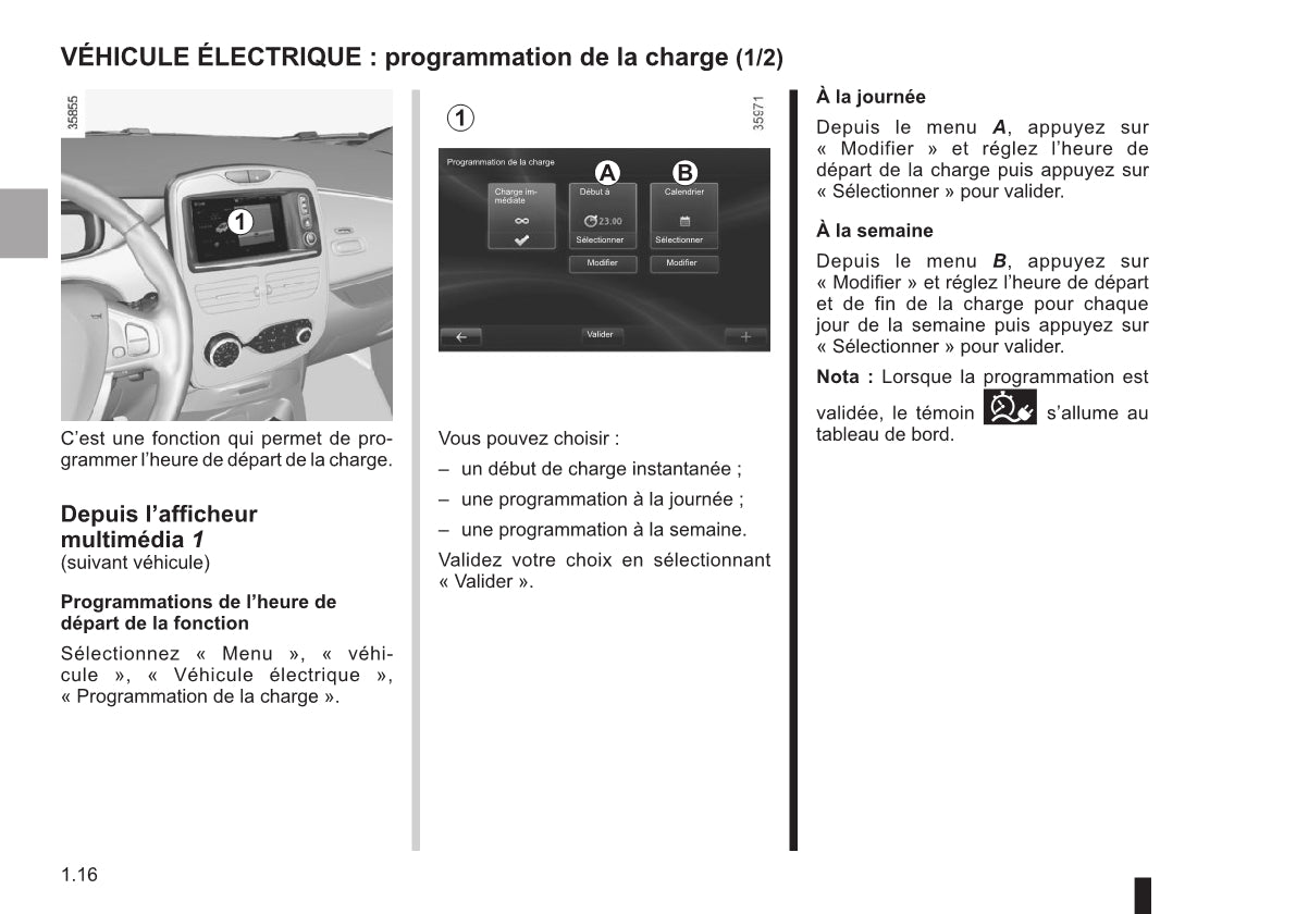 2016-2017 Renault Zoe Owner's Manual | French