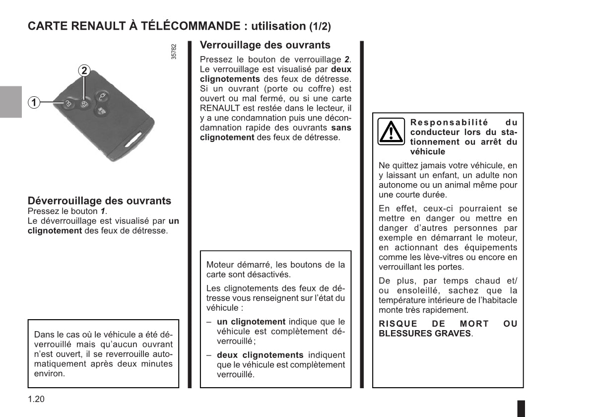 2016-2017 Renault Zoe Owner's Manual | French