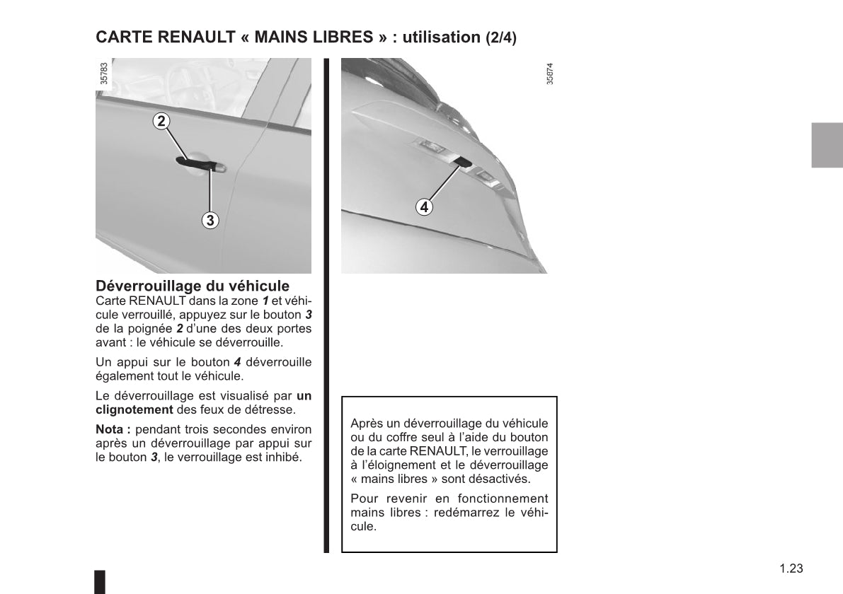 2016-2017 Renault Zoe Owner's Manual | French