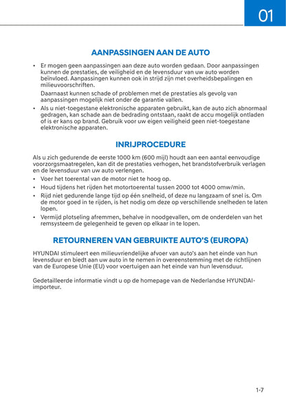 2021-2022 Hyundai Kona Hybrid Owner's Manual | Dutch