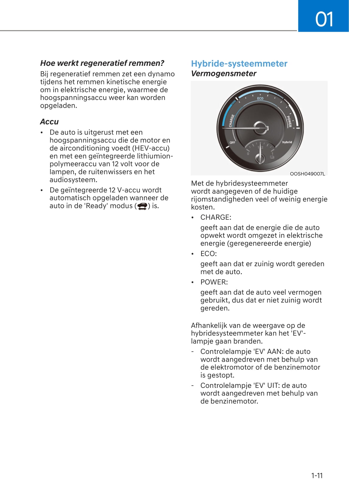 2021-2022 Hyundai Kona Hybrid Owner's Manual | Dutch