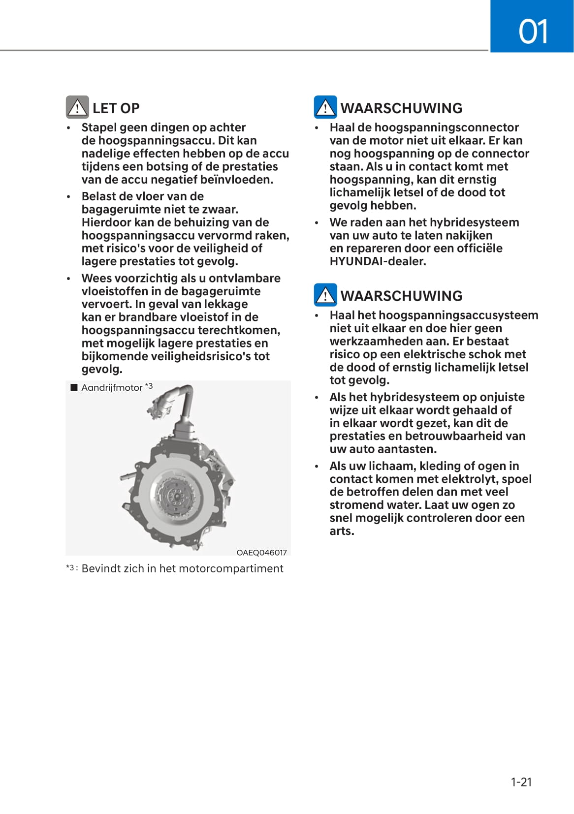 2021-2022 Hyundai Kona Hybrid Owner's Manual | Dutch