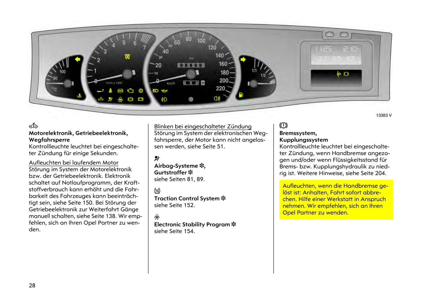 1999-2003 Opel Omega Manuel du propriétaire | Allemand