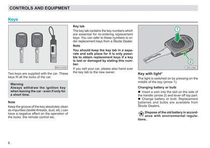 2003-2004 Skoda Octavia Owner's Manual | English