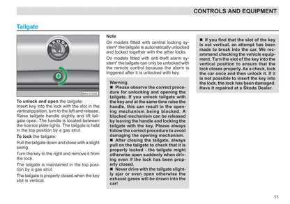 2003-2004 Skoda Octavia Owner's Manual | English