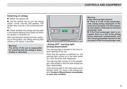 2003-2004 Skoda Octavia Owner's Manual | English