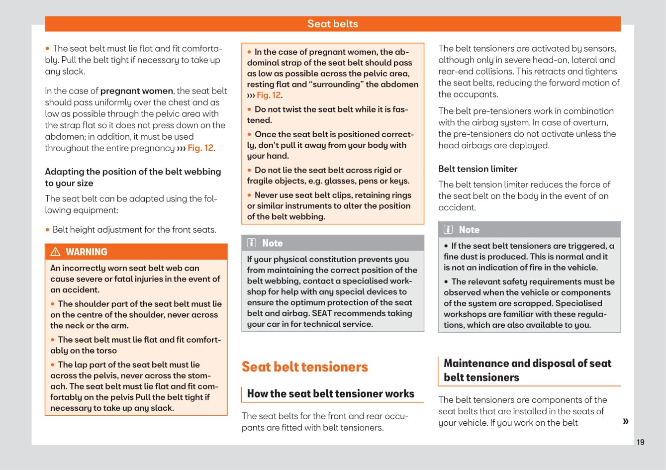 2019-2020 Seat Mii Electric Owner's Manual | English