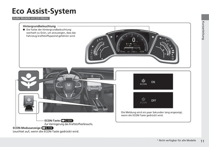 2018-2019 Honda Civic Type-R Owner's Manual | German