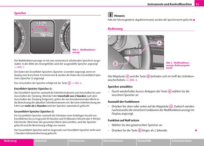 2007-2008 Skoda Octavia Owner's Manual | German