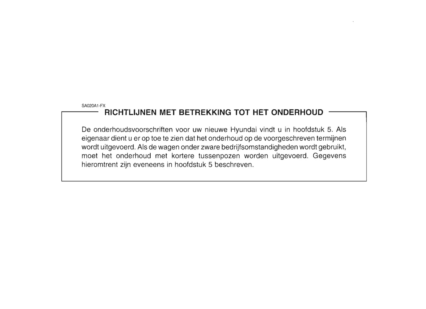 2002-2003 Hyundai Getz Gebruikershandleiding | Nederlands