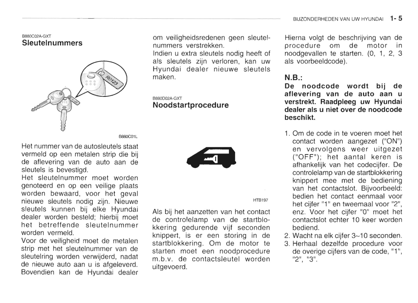 2002-2003 Hyundai Getz Gebruikershandleiding | Nederlands