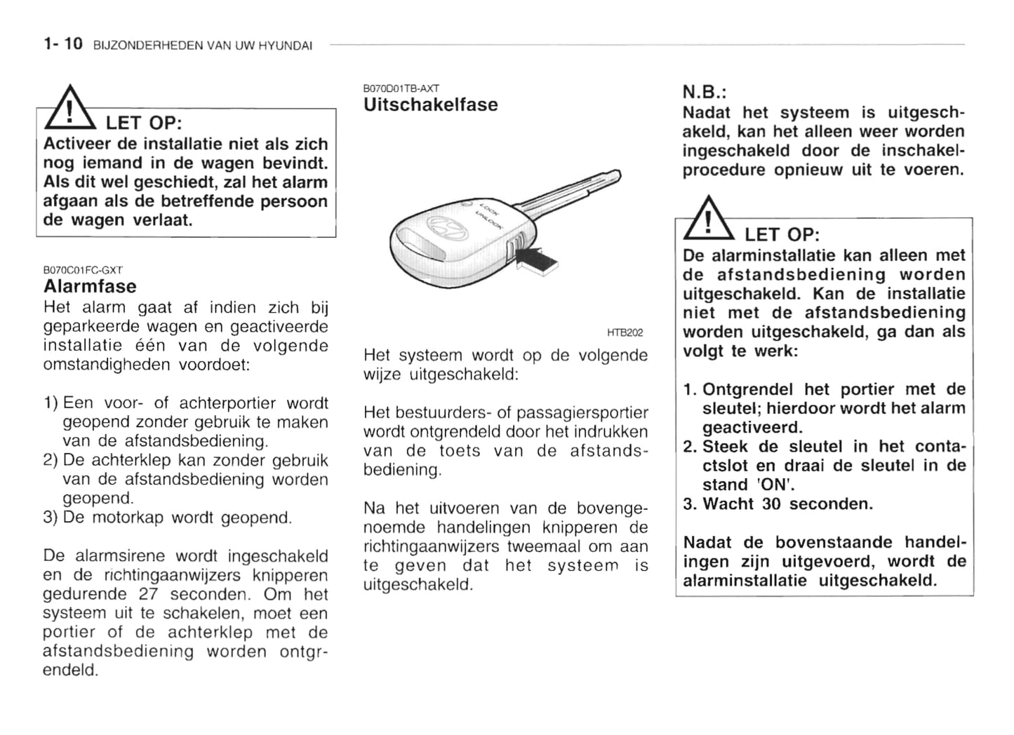 2002-2003 Hyundai Getz Gebruikershandleiding | Nederlands