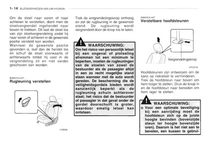 2002-2003 Hyundai Getz Gebruikershandleiding | Nederlands