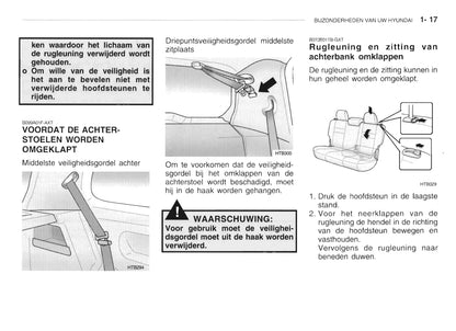 2002-2003 Hyundai Getz Gebruikershandleiding | Nederlands