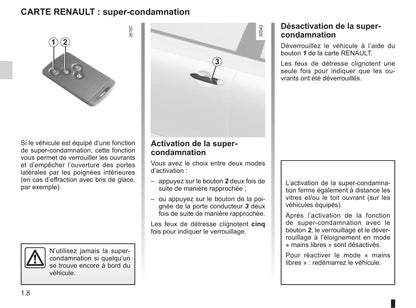 2010-2013 Renault Latitude Manuel du propriétaire | Français