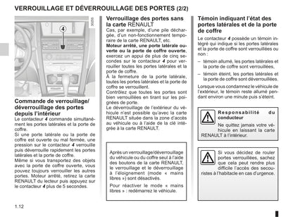 2010-2013 Renault Latitude Manuel du propriétaire | Français