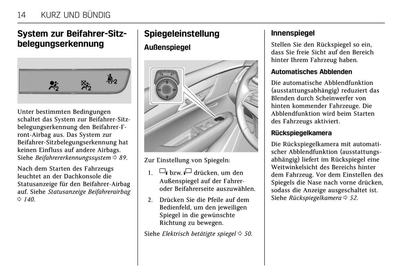 2017-2018 Cadillac XT5 Owner's Manual | German