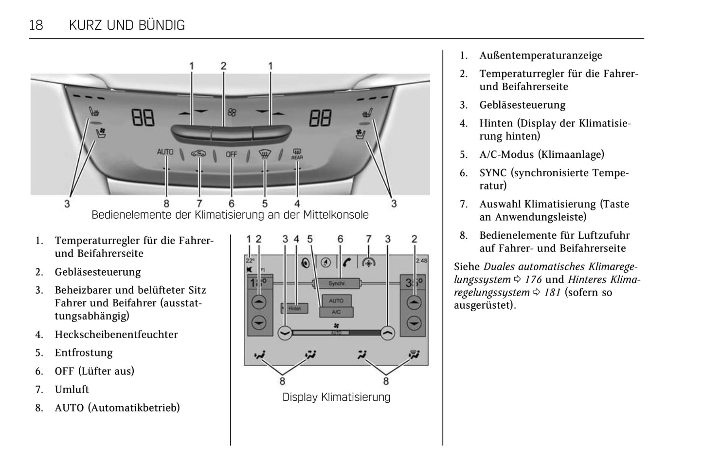 2017-2018 Cadillac XT5 Owner's Manual | German