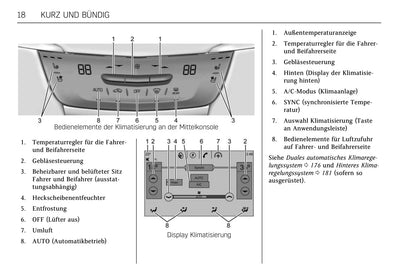 2017-2018 Cadillac XT5 Owner's Manual | German