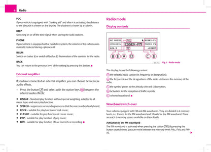 Skoda Radio Dance Owner's Manual 2007