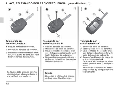 2013-2020 Renault Kangoo Manuel du propriétaire | Espagnol