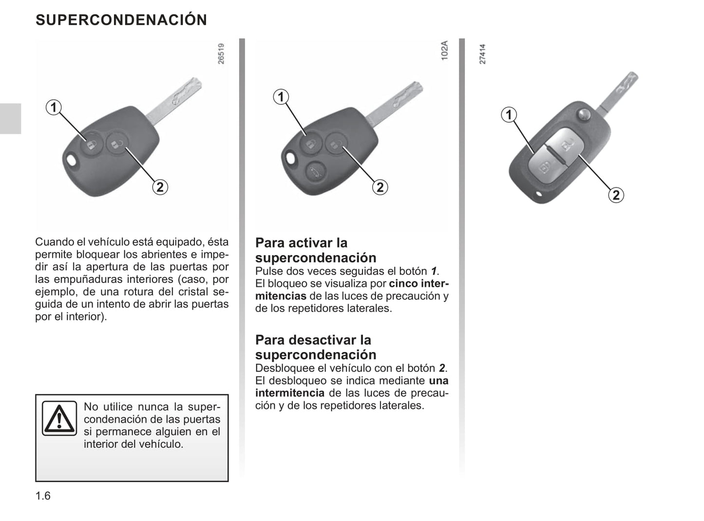 2013-2020 Renault Kangoo Manuel du propriétaire | Espagnol