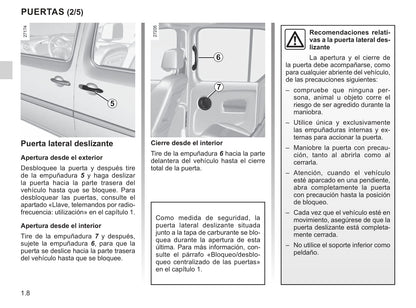 2013-2020 Renault Kangoo Manuel du propriétaire | Espagnol