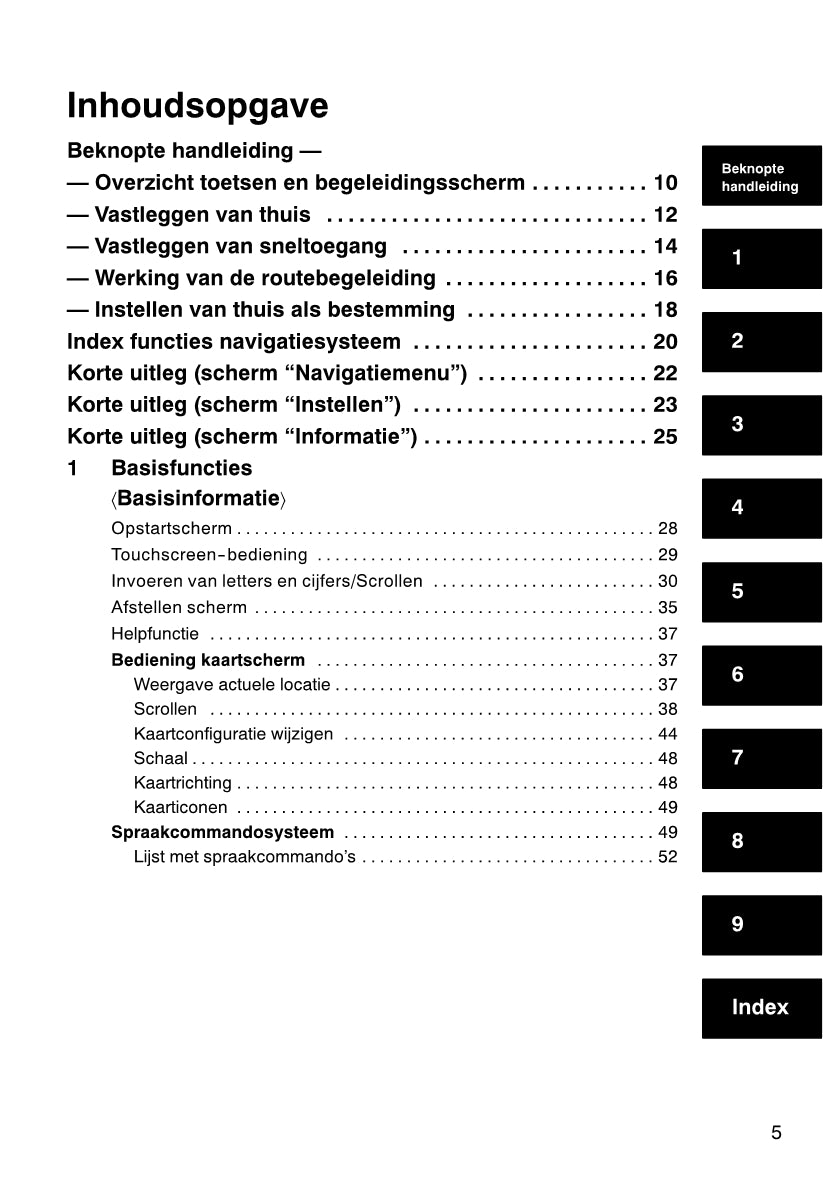 Toyota Verso Navigatiesysteem Handleiding