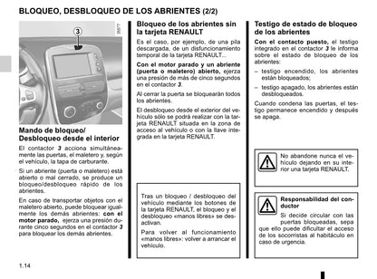 2012-2016 Renault Clio Manuel du propriétaire | Espagnol