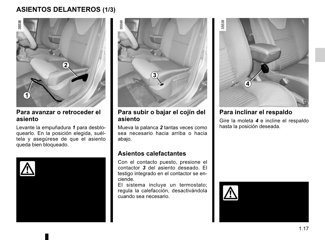 2012-2016 Renault Clio Manuel du propriétaire | Espagnol