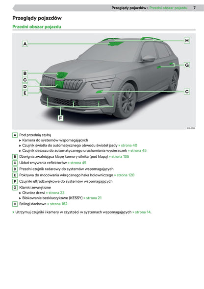 2019-2020 Skoda Kamiq Owner's Manual | Polish