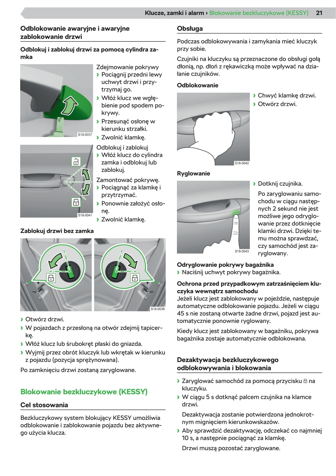 2019-2020 Skoda Kamiq Owner's Manual | Polish