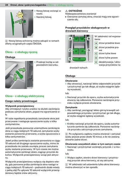 2019-2020 Skoda Kamiq Owner's Manual | Polish