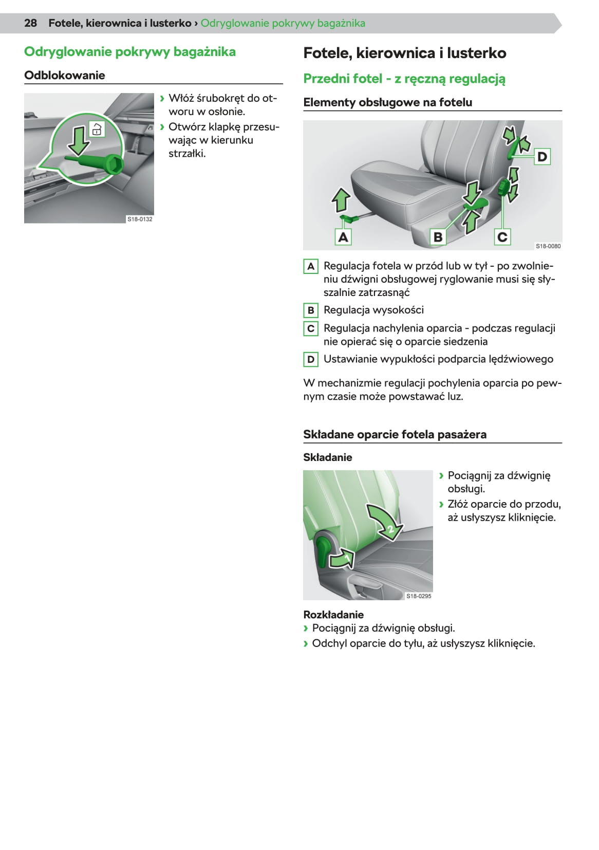 2019-2020 Skoda Kamiq Owner's Manual | Polish