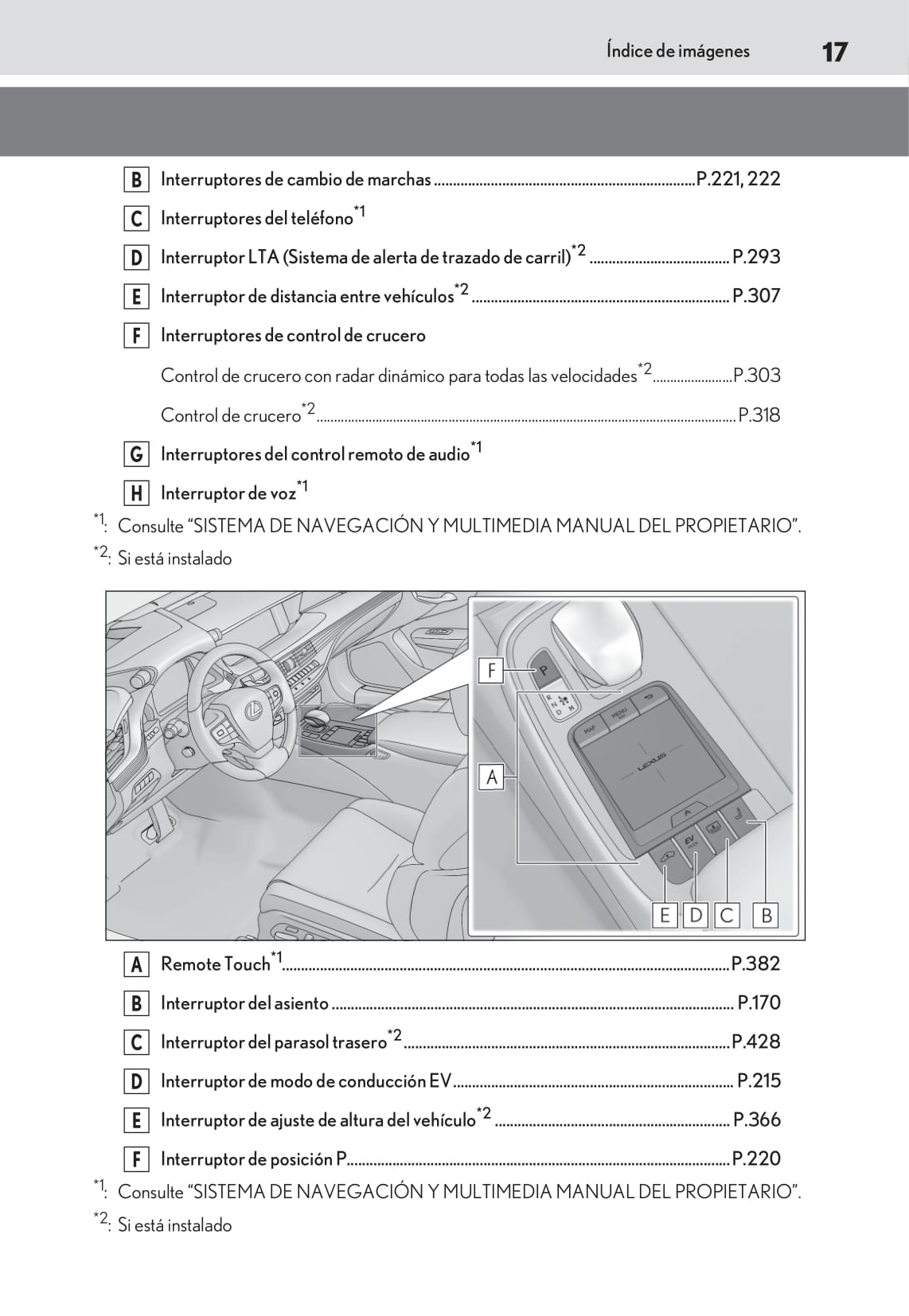 2018-2019 Lexus LS 500h Owner's Manual | Spanish