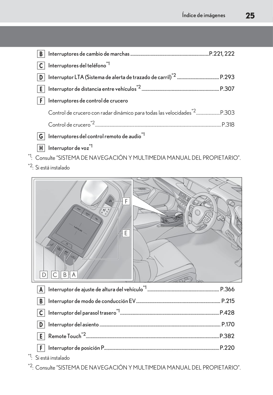 2018-2019 Lexus LS 500h Owner's Manual | Spanish