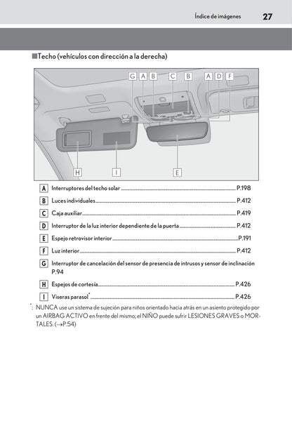 2018-2019 Lexus LS 500h Owner's Manual | Spanish