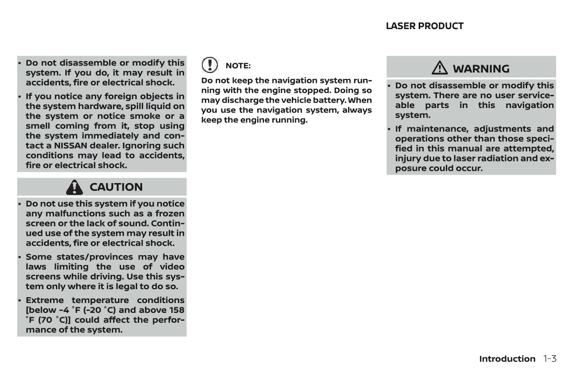 Nissan Navigation System Owner's Manual 2019