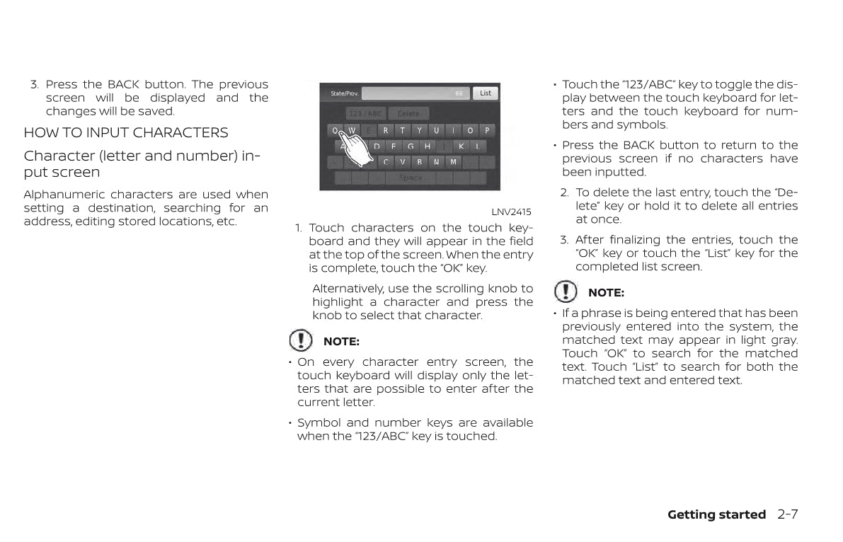 Nissan Navigation System Owner's Manual 2019