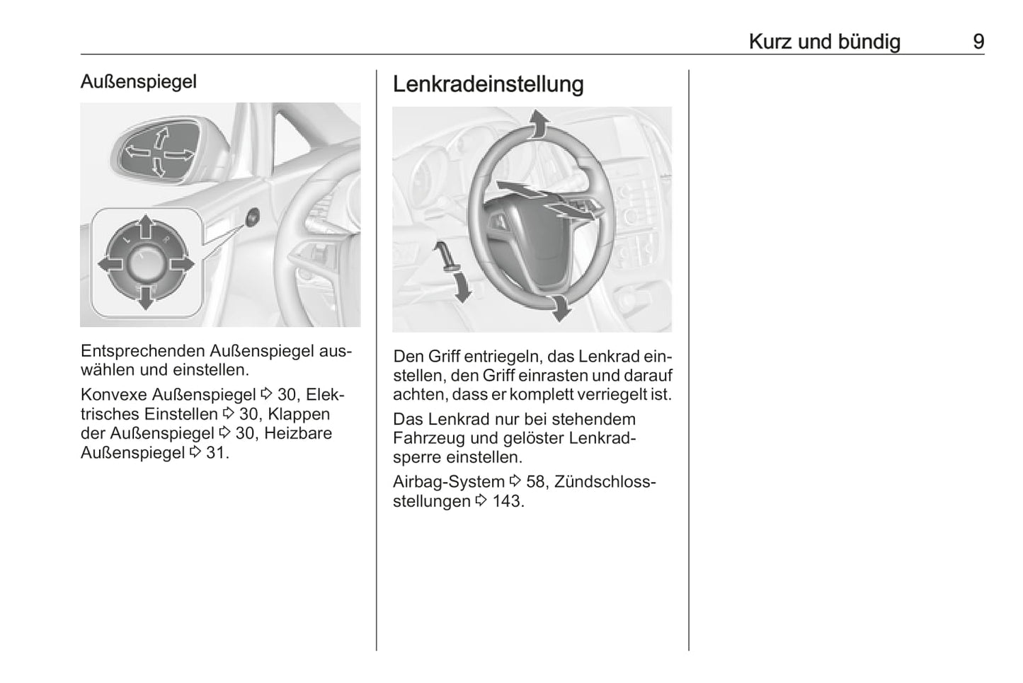 2016 Opel Cascada Bedienungsanleitung | Deutsch